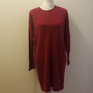 Liz Claiborne sweater dress with button detail